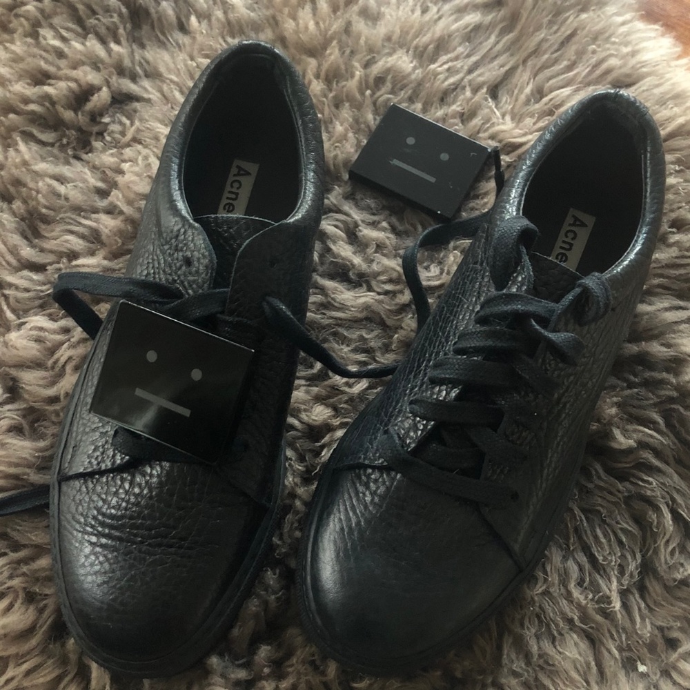 Acne Classic Black Sneakers